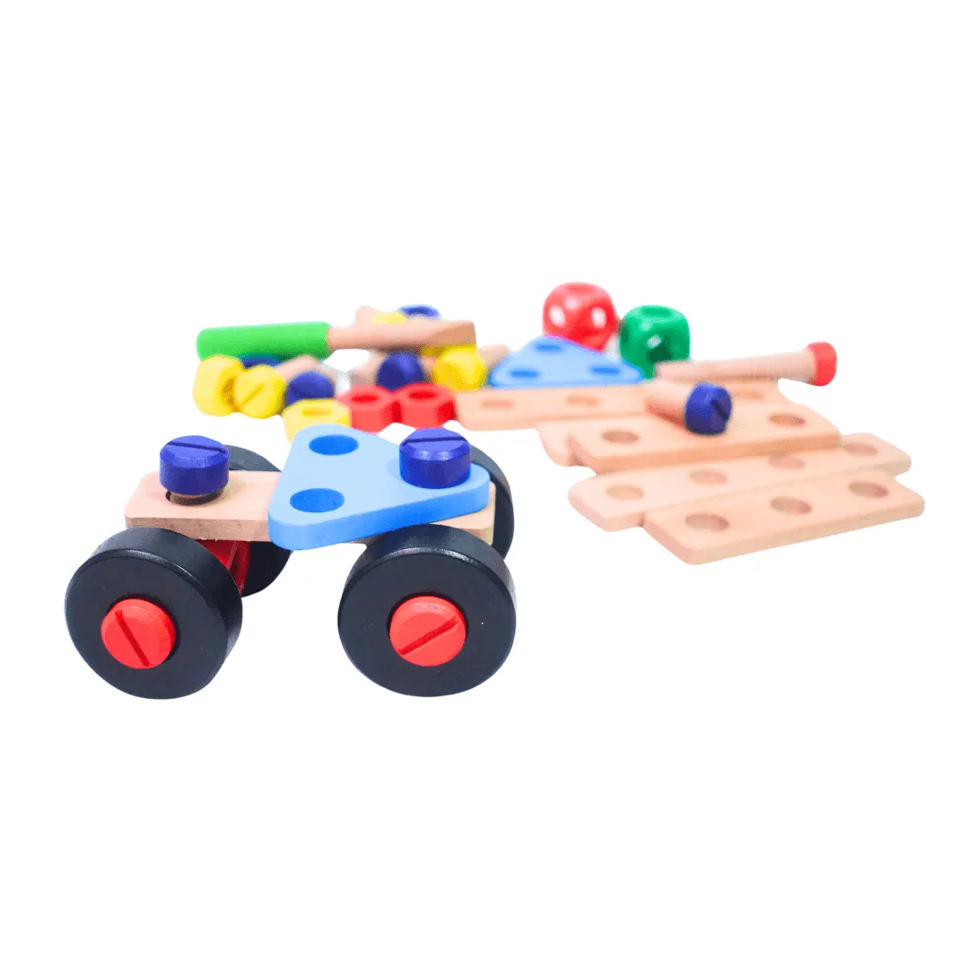 36 Pieces Nut Combination Construction Toy for Kids Age 3 