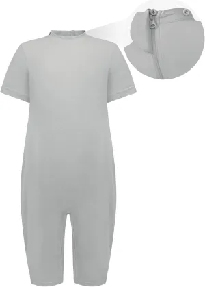 Adaptive Clothing for Kids Special Needs Autism Sensory Jumpsuit Anti-Strip Romper with Back Zipper Sizes 3-16 Years