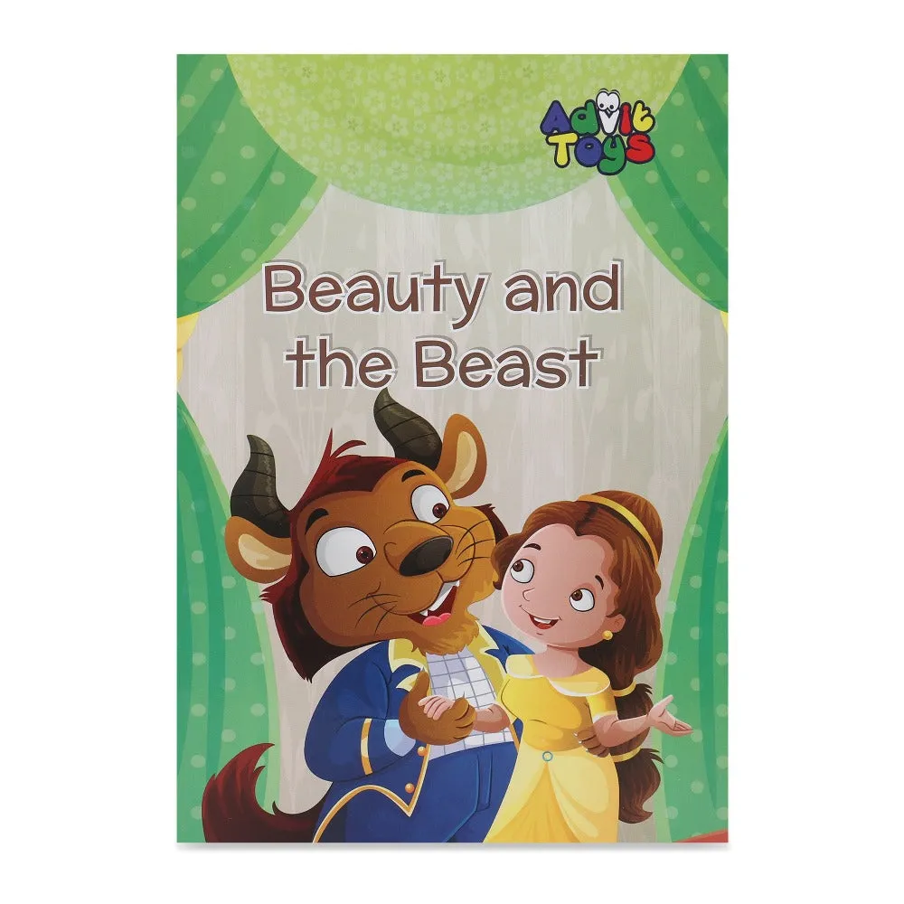 Beauty and the Beast - Jigsaw puzzle (100 Piece   32 Pages illustrated story book)