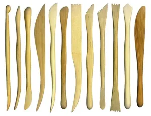 Clay Modelling Tools Boxwood Set of 12
