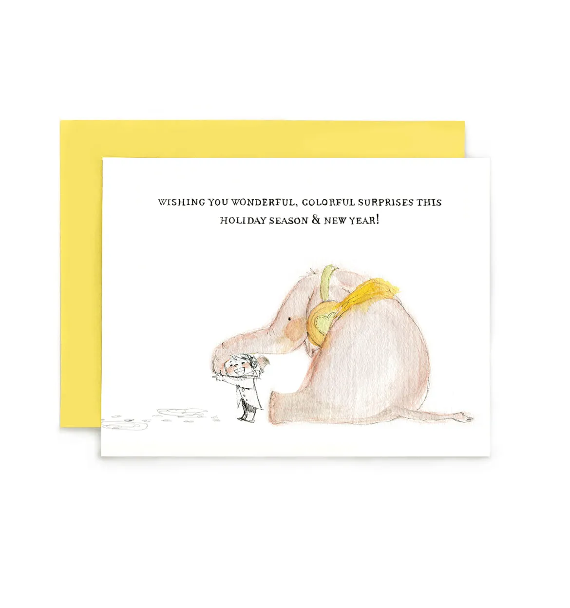 Colorful Surprises Holiday Card