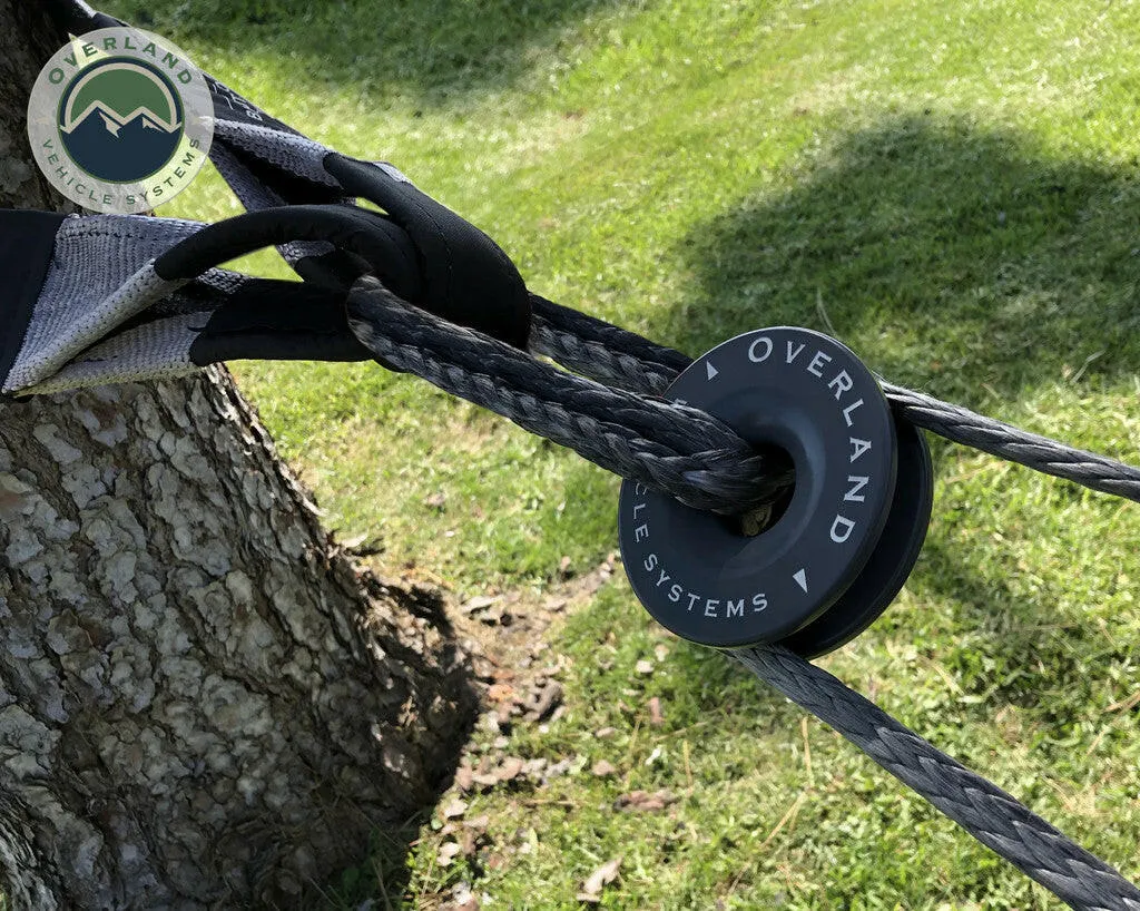 Combo Pack Soft Shackle 5/8" With Collar 44,500 lb. and Recovery Ring 6.25" 45,000 lb. Black
