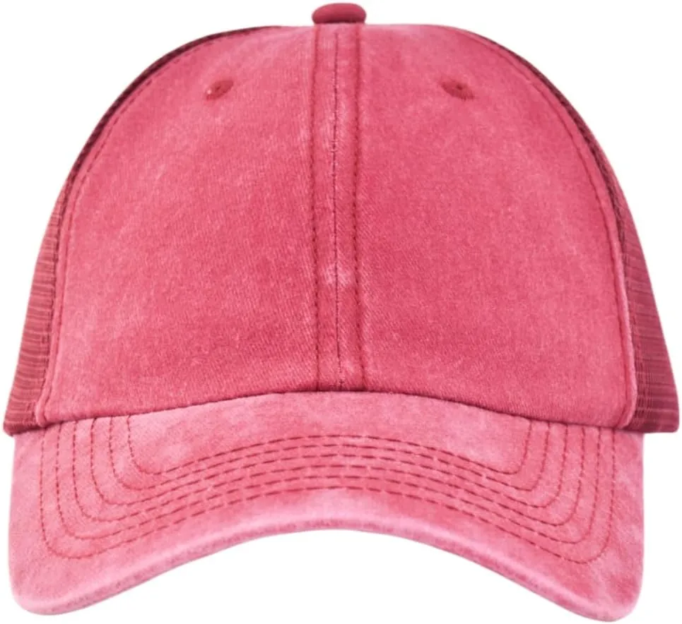 Comfy Vintage Trucker Baseball Hat- M/L/XL/XXL Women Men Unstructured Washed Dad Cap | Snapback | Soft Crown | Soft Mesh