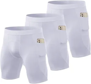 Compression Shorts for Men Basketball Running Tights Cool Dry Spandex Underwear Workout Gym Athletic Baselayer