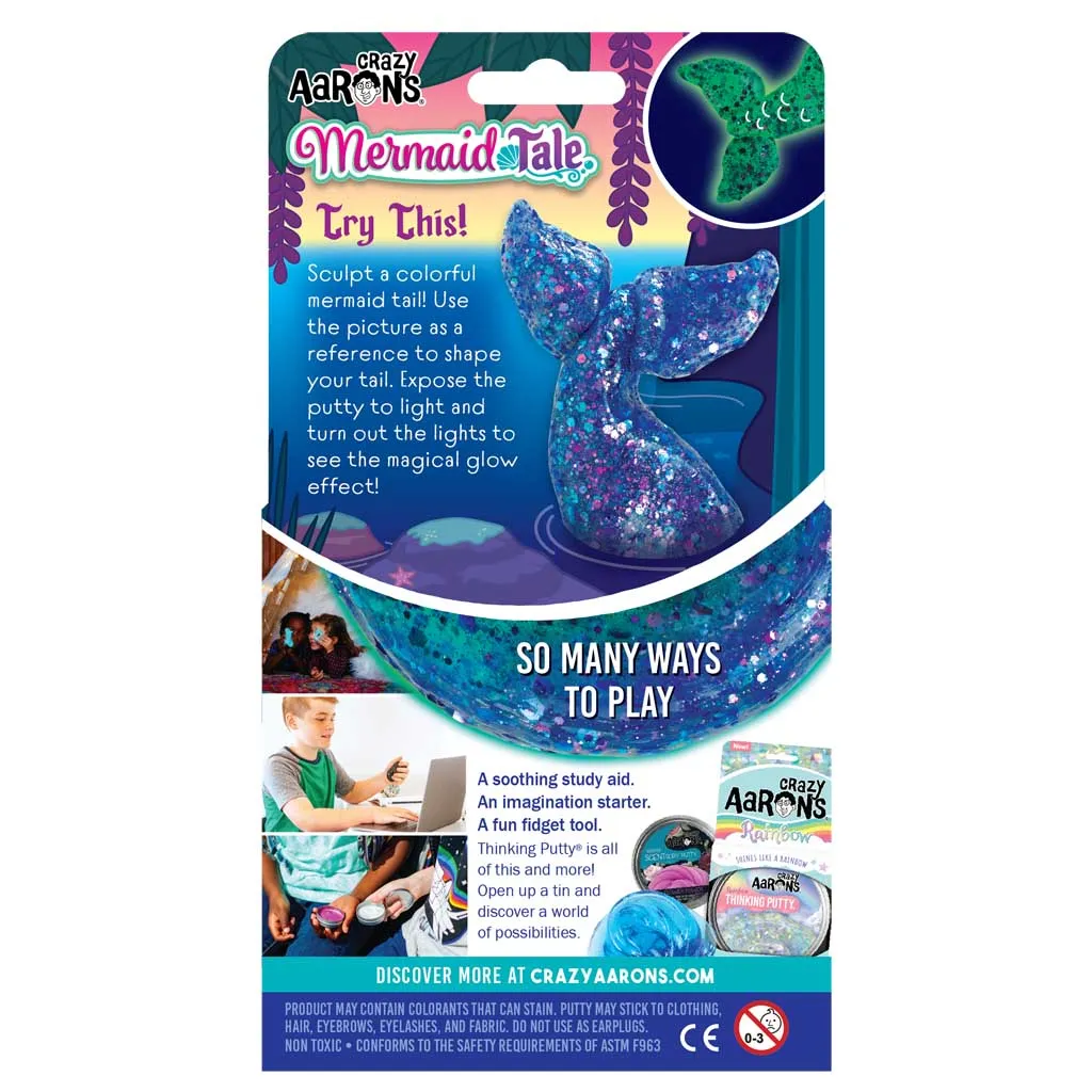 Crazy Aaron's Mermaid Tale Thinking Putty
