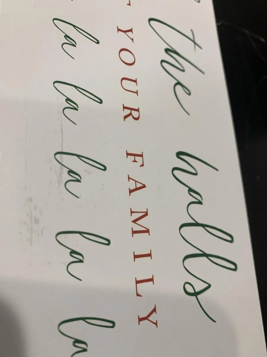 Deck The Halls Sign