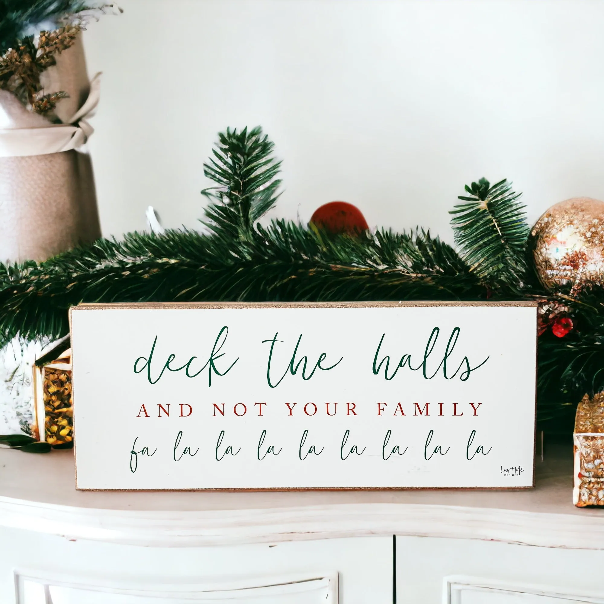 Deck The Halls Sign