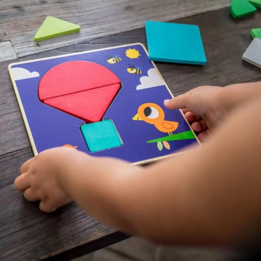 Djeco - Tangramini Wooden Puzzle