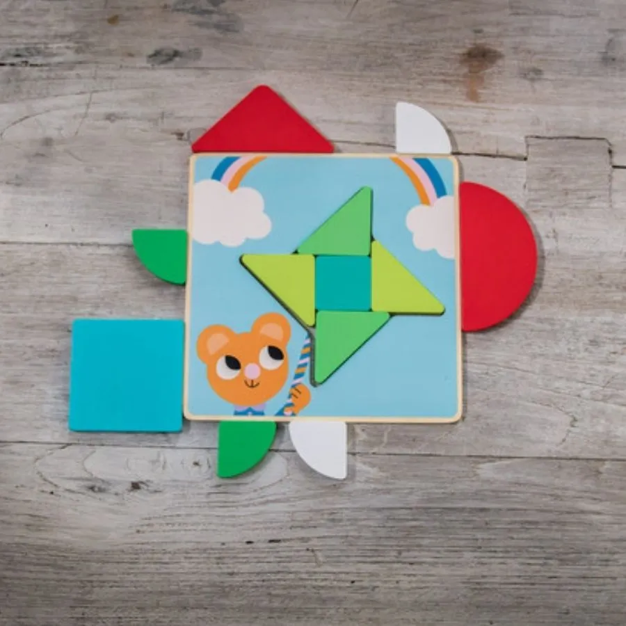 Djeco - Tangramini Wooden Puzzle