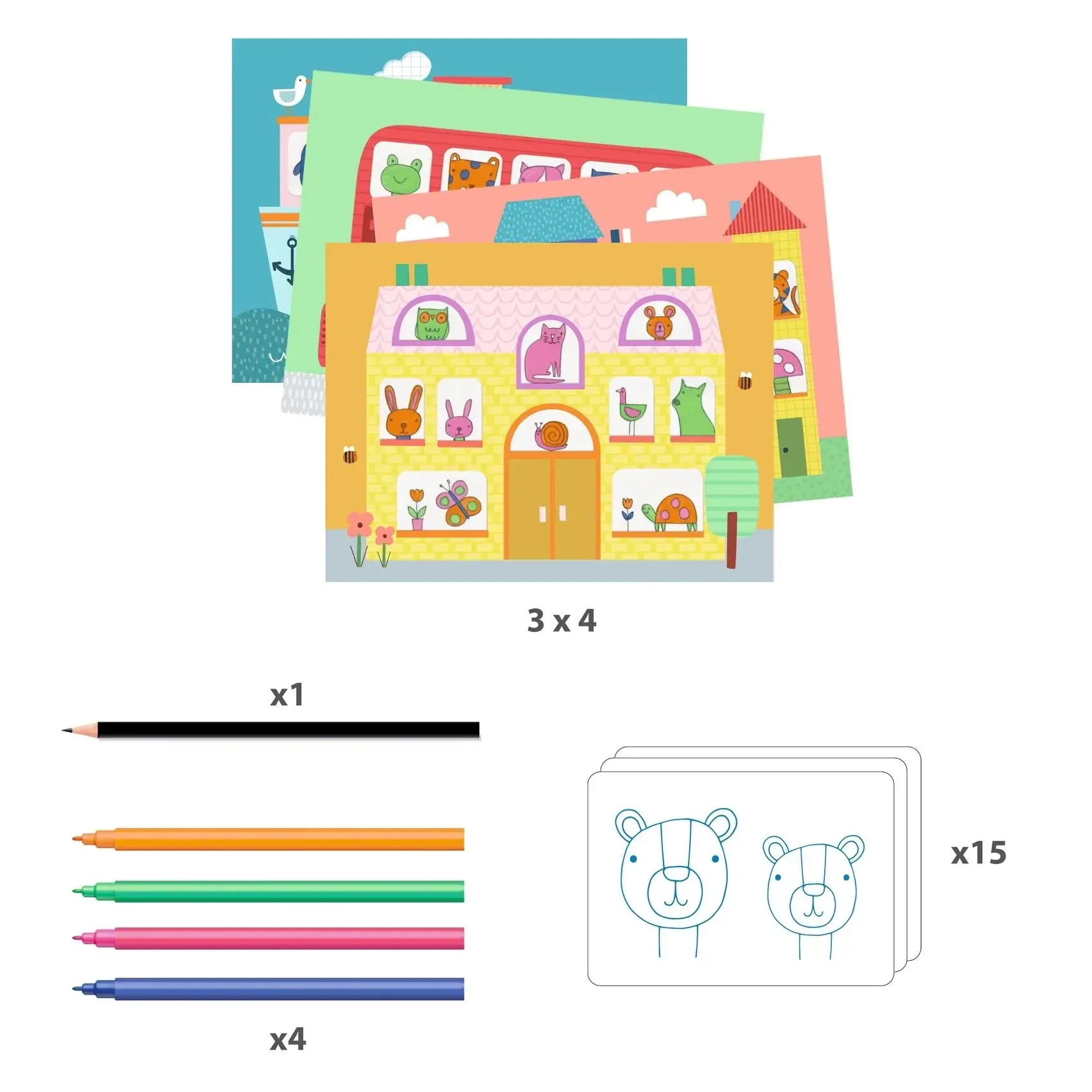 Djeco Tracing is an Art Drawing Set