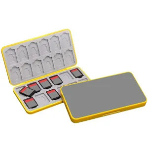 doepeBAE Game Card Case for Nintendo Switch,3D Dynamic Visual Change Game Card Holder,Creative Game Card Storage Box,Large Capacity Switch Game Card Organizer with 24 Card Slots (M Green 24)