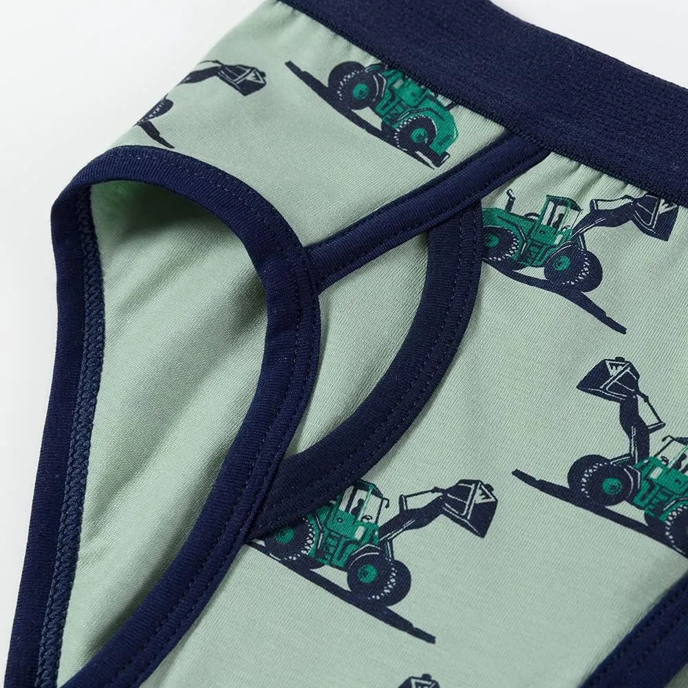 Family Feeling Little Boys' Cotton Boxer Brief Soft Underwear
