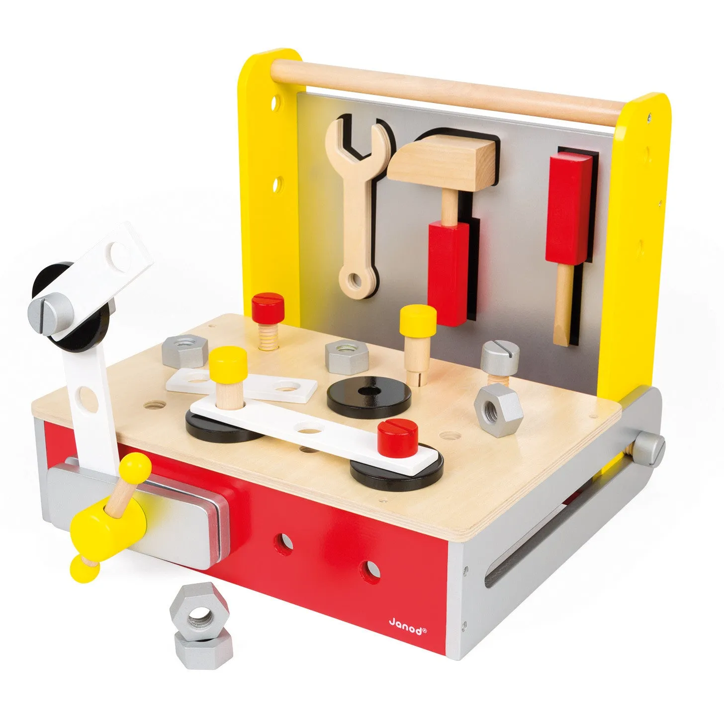 Janod Redmaster DIY Wooden Foldable Workbench