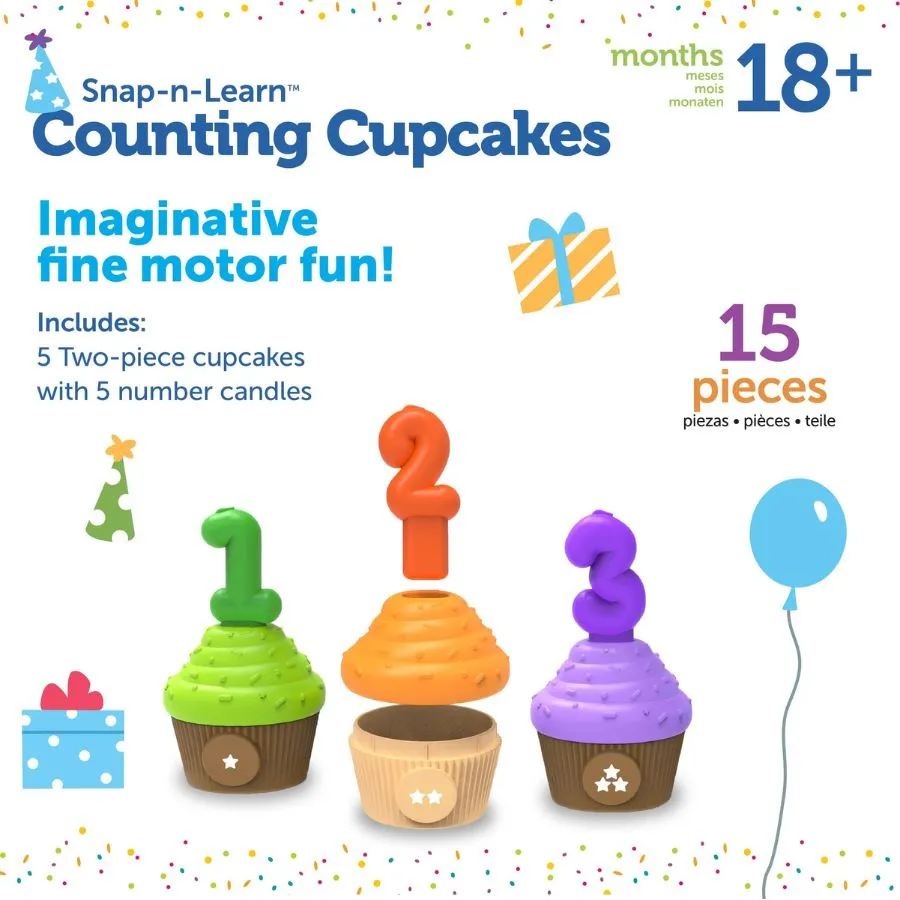 Learning Resources - Snap-n-Learn Counting Cupcakes