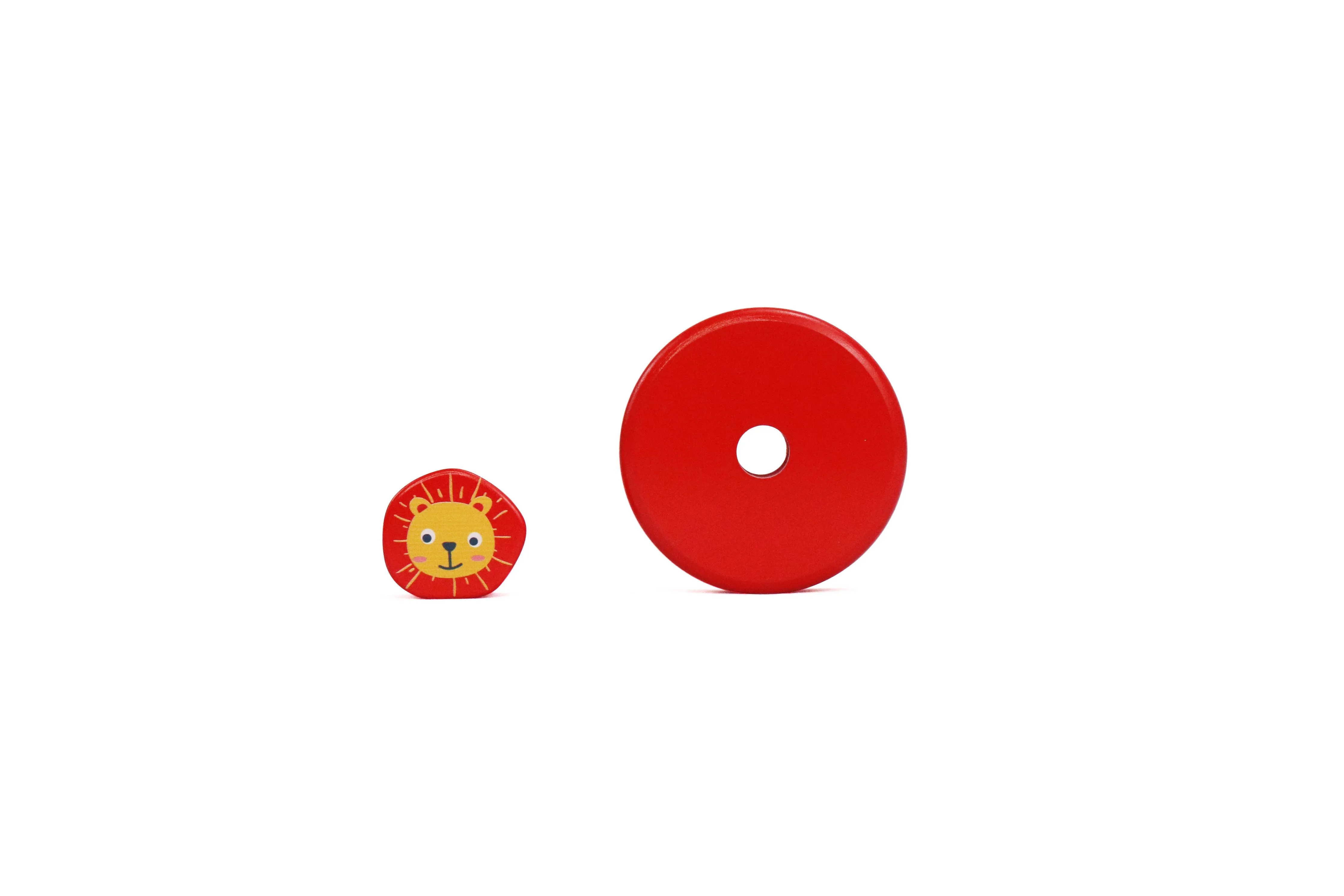 Leo Stacking Toddler Ring Tower, Made for Kids 12 Months 