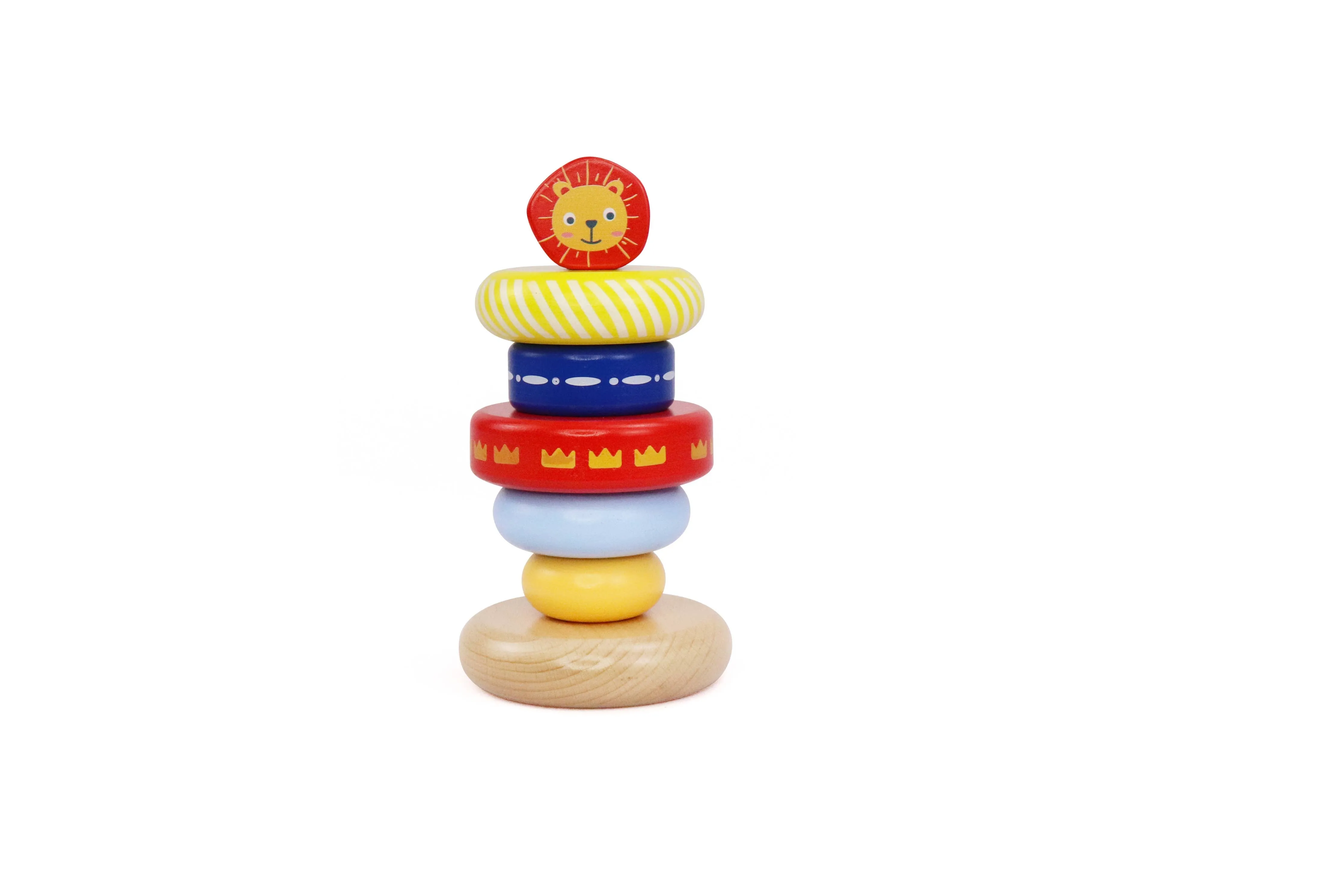 Leo Stacking Toddler Ring Tower, Made for Kids 12 Months 