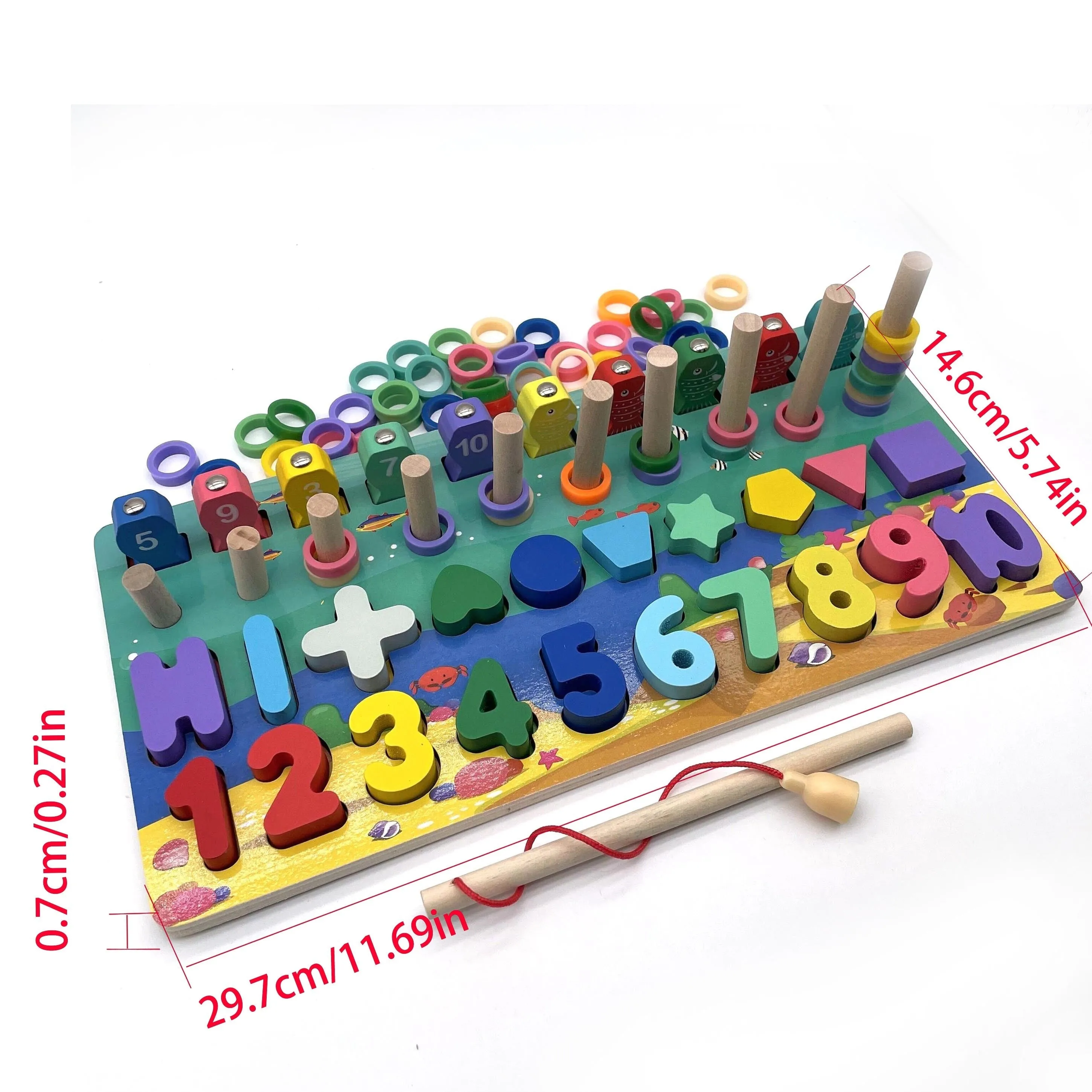 Montessori Wooden Educational Toy Set for Preschool Kids