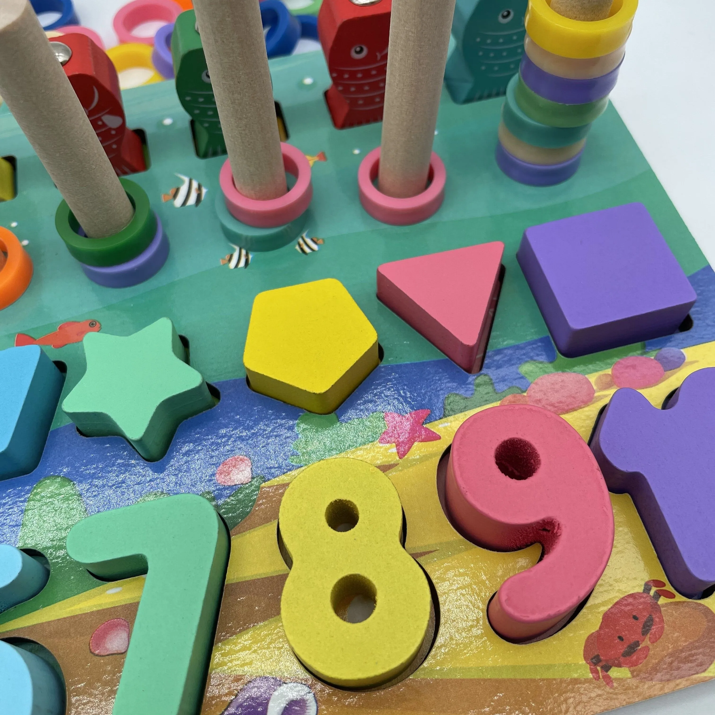 Montessori Wooden Educational Toy Set for Preschool Kids