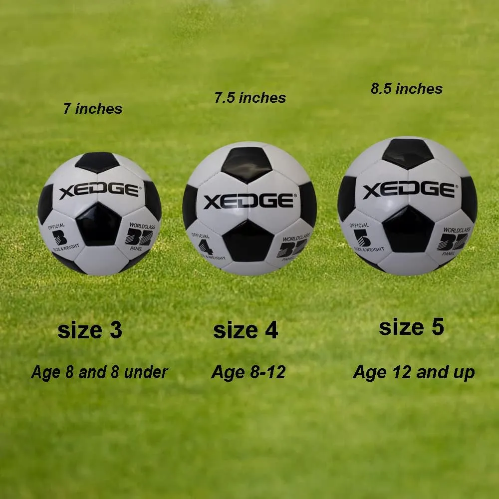 Official Size Soccer Ball,Size 5 Training Ball for Girls,Boys,Youth Teenagers,Adults,Machine Stitched for Indoor Outdoor Play