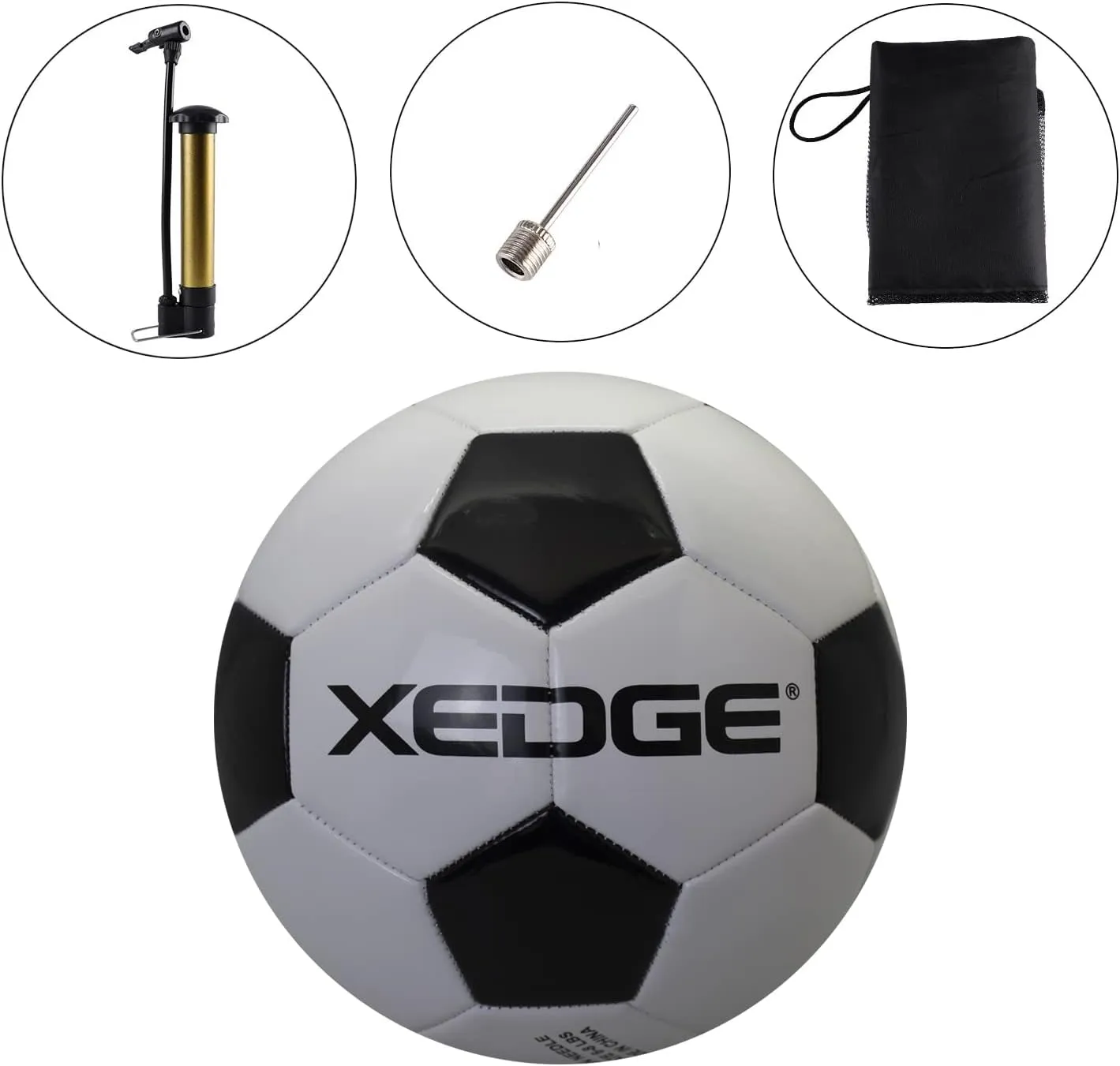 Official Size Soccer Ball,Size 5 Training Ball for Girls,Boys,Youth Teenagers,Adults,Machine Stitched for Indoor Outdoor Play