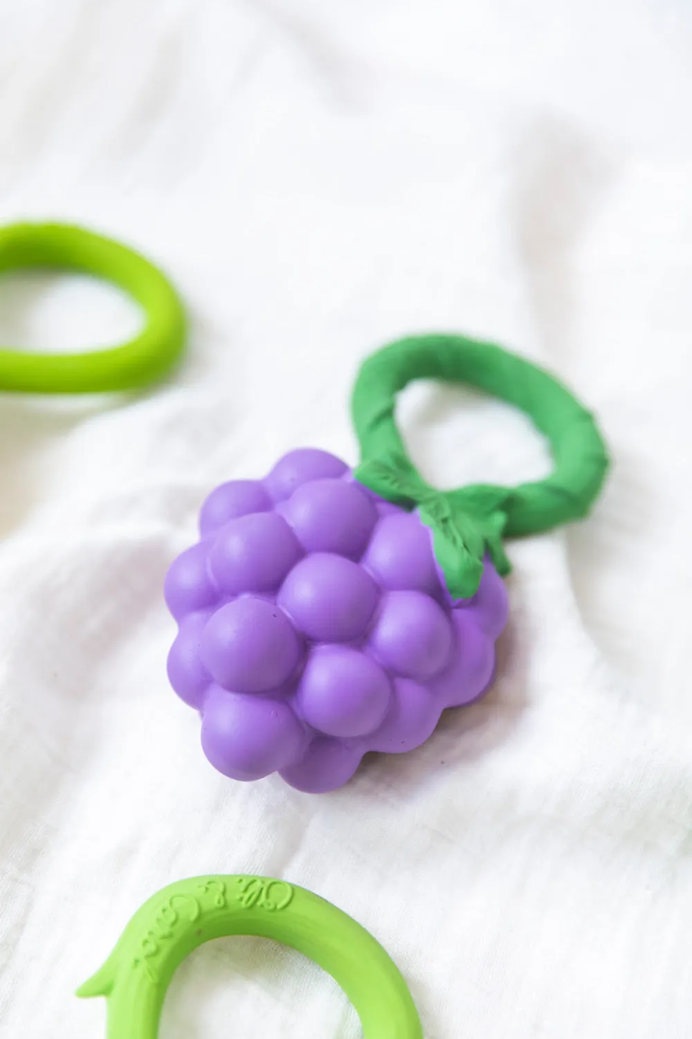 Oli & Carol Grape Rattle Teether