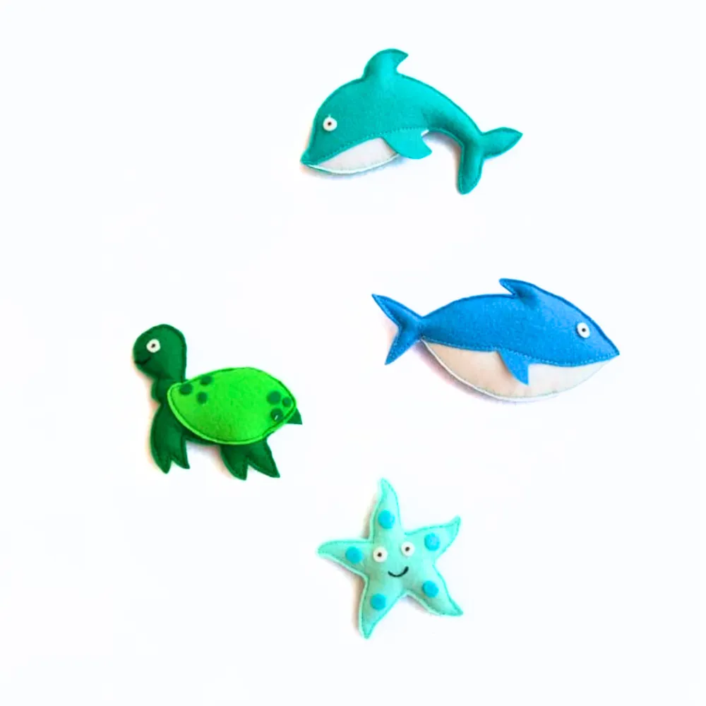 Sea Animal Toys (Set of 12)