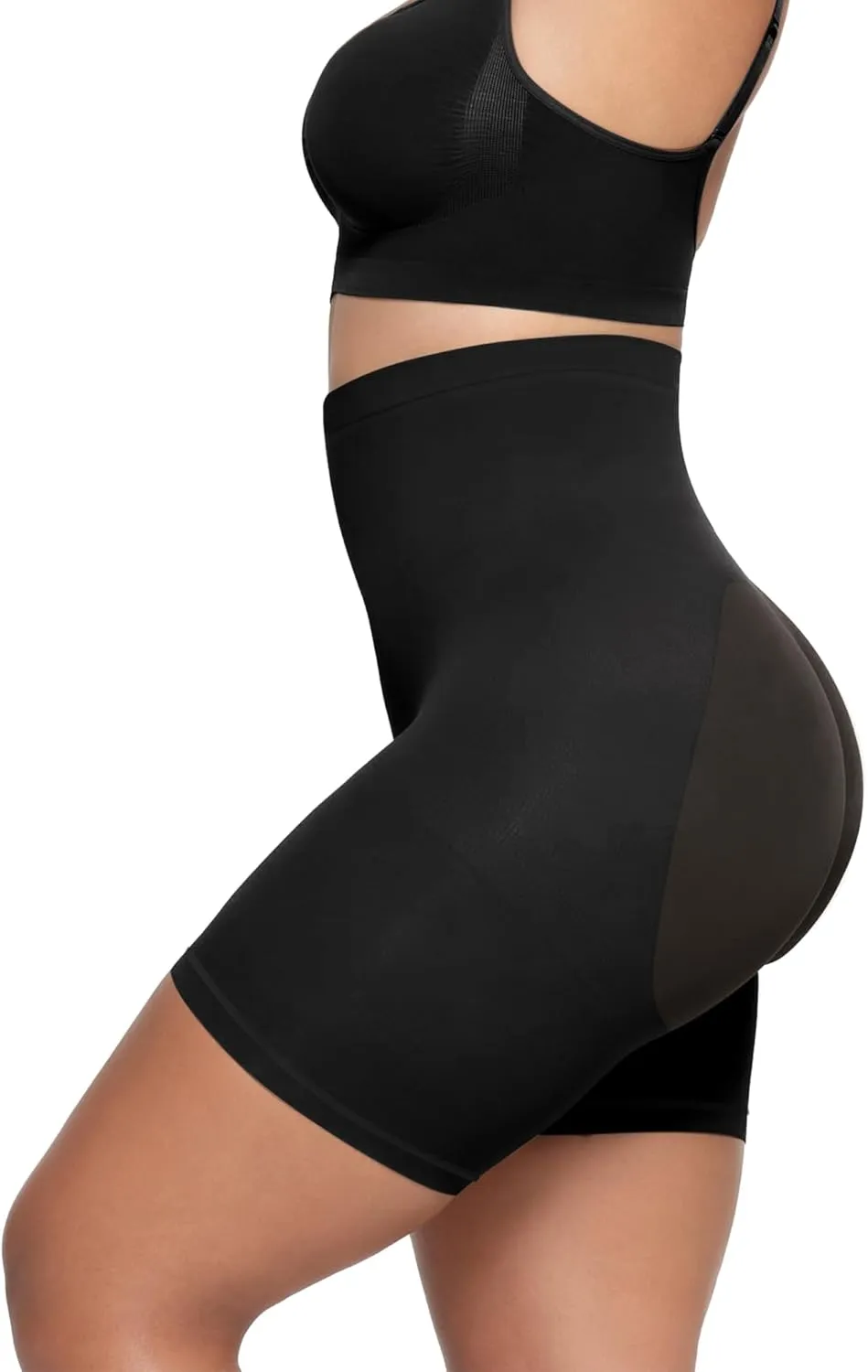 SHAPERX High-Waist Tummy Control Shapewear Shorts for Women Seamless Body Shaper for All-Day Wear Under Dresses