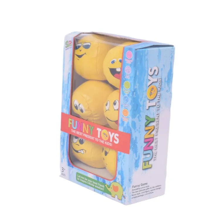 Smile Face Balls | 6 Pieces