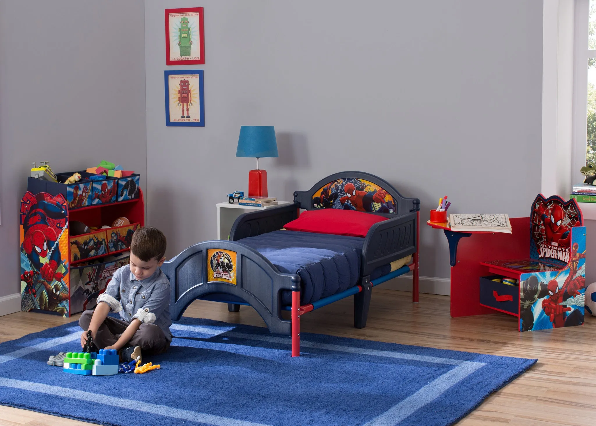 Spider-Man Chair Desk with Storage Bin
