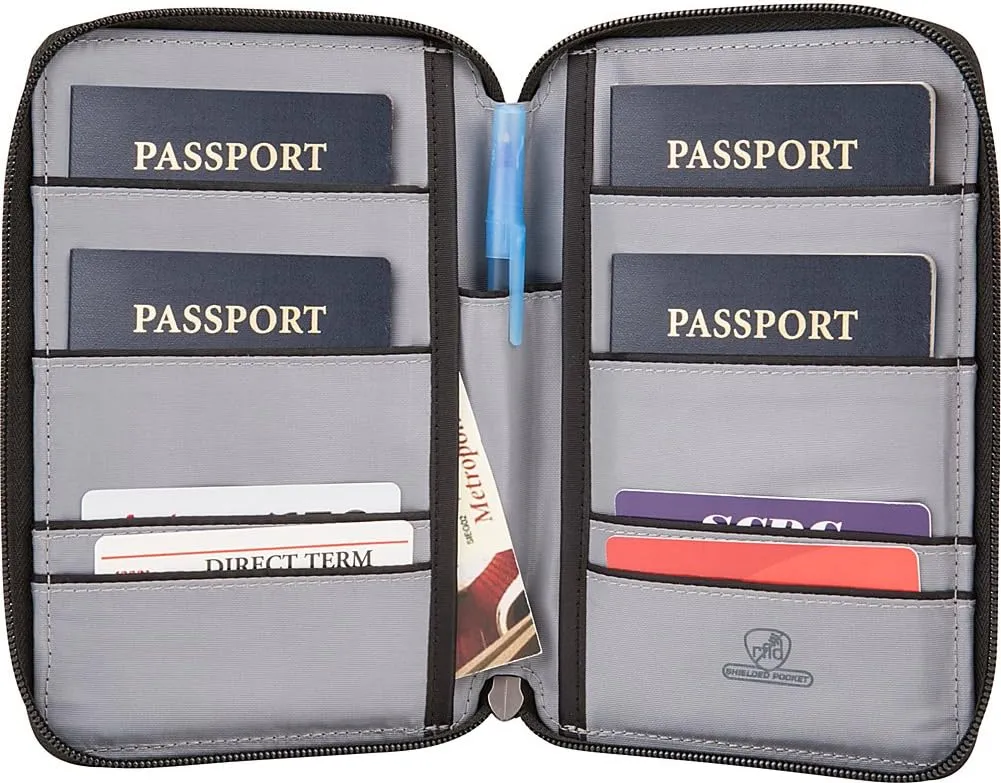 Travelon RFID Blocking Multi-Passport Holder