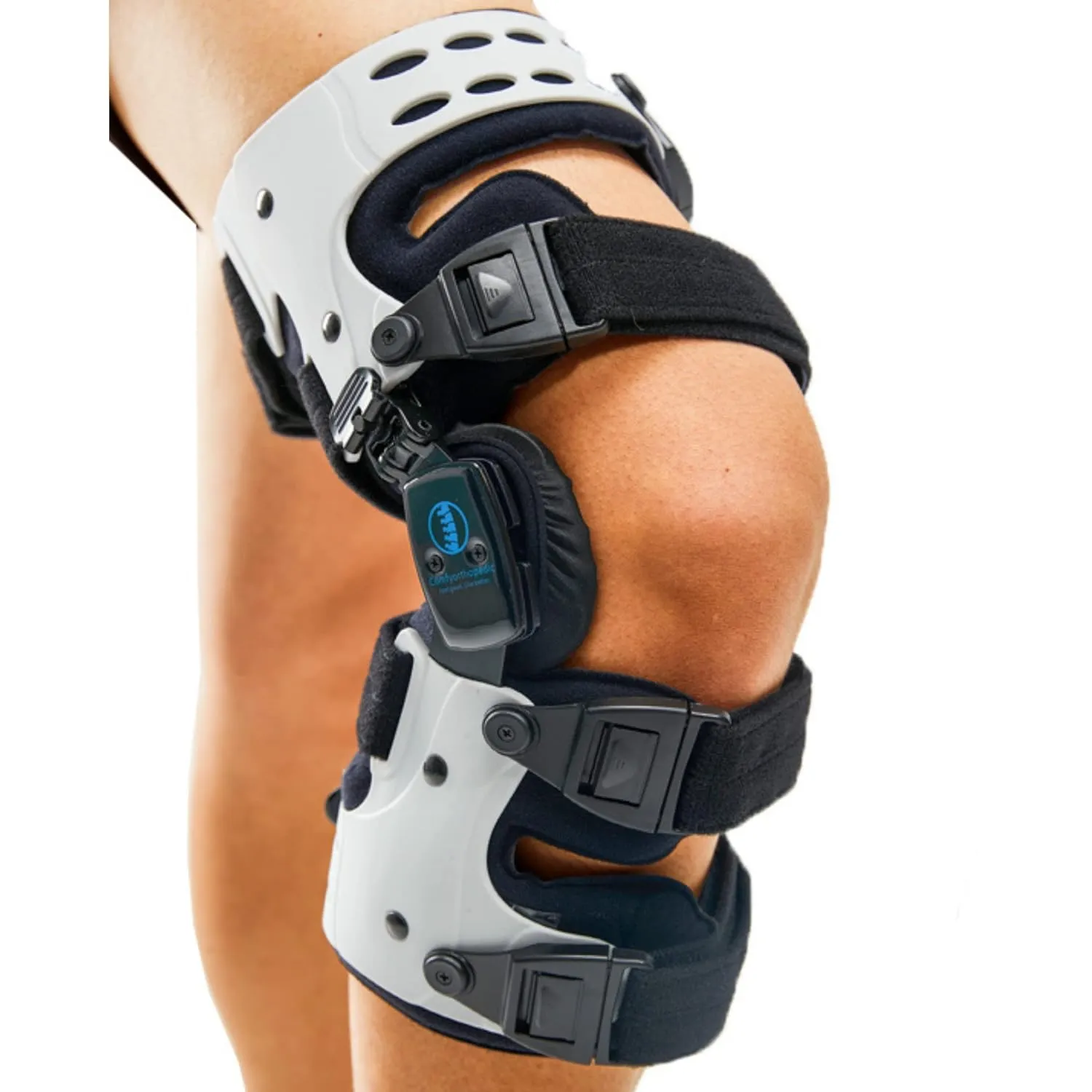 UPGRADED Comfyorthopedic Unloader Knee Brace for Men & Women Osteoarthritis Bone on Bone Arthritis Offloader, Knock Knee Correction, Medial Knee Joint Pain Relief OA Brace L1851 L1843 with Built-in Hex Key HSA/FSA Approved, Right