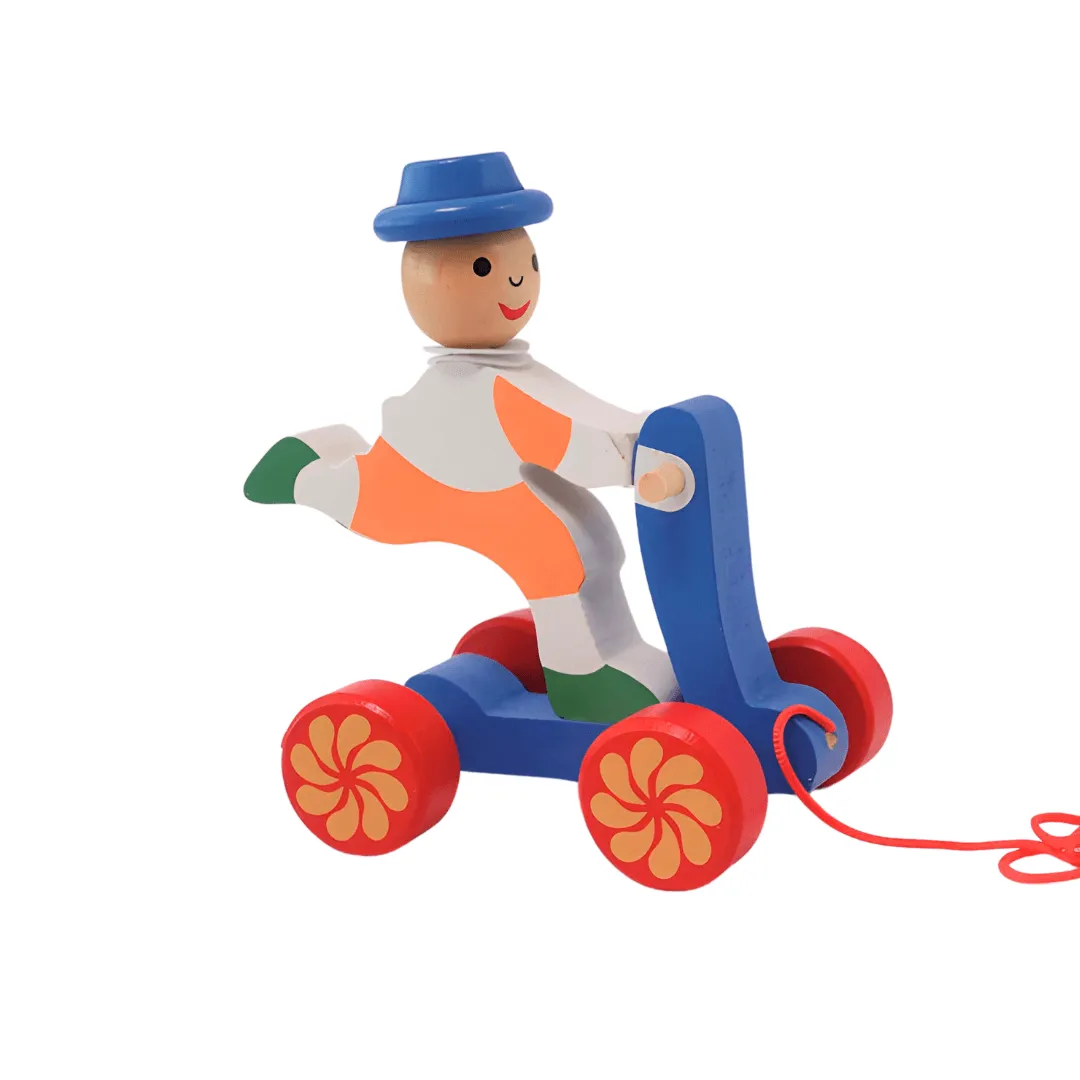 Walk-A-Long Joker Men/Women Pull Along Toy for 12 Months -1 Piece(Random design will be send)