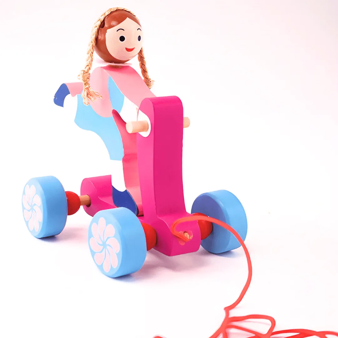 Walk-A-Long Joker Men/Women Pull Along Toy for 12 Months -1 Piece(Random design will be send)