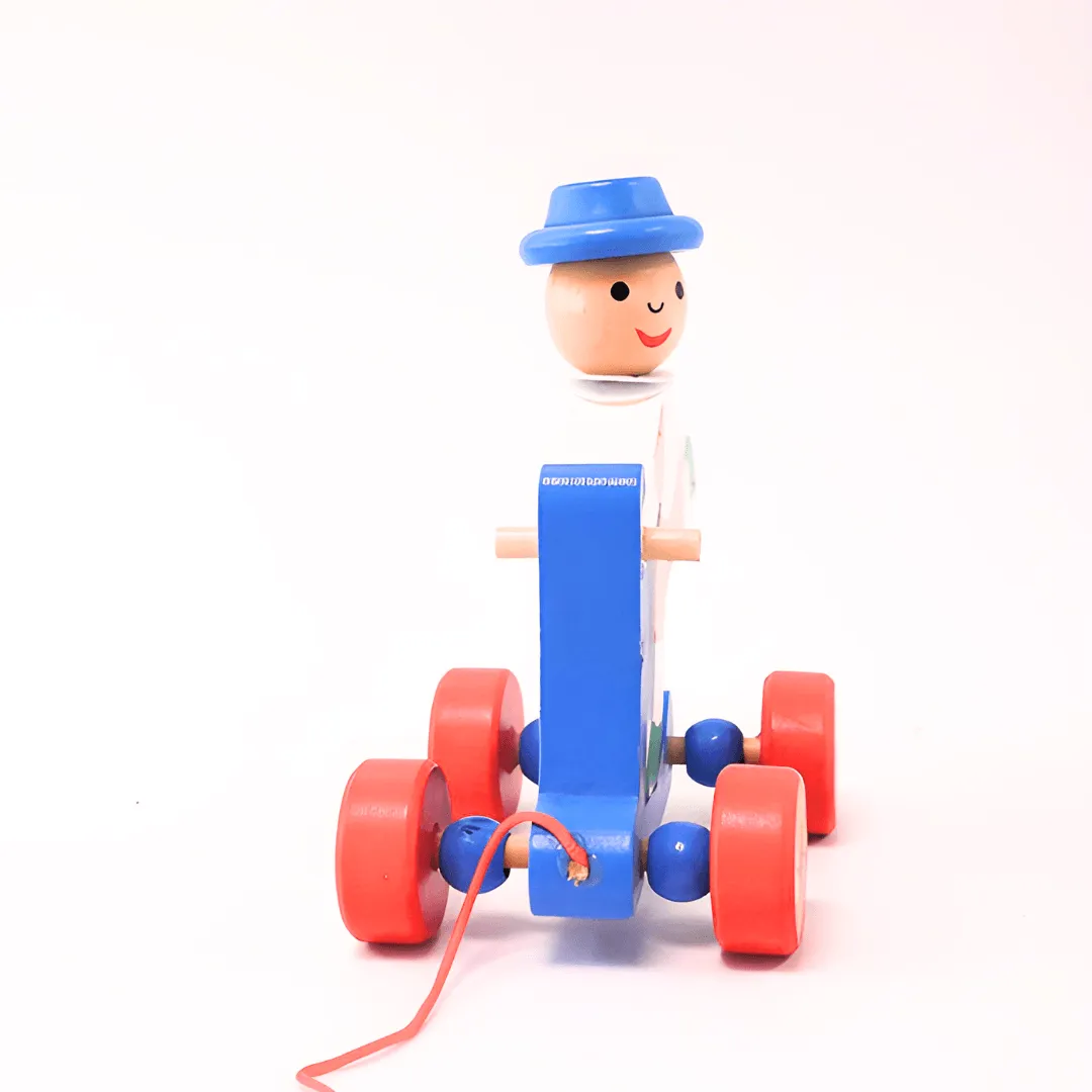 Walk-A-Long Joker Men/Women Pull Along Toy for 12 Months -1 Piece(Random design will be send)