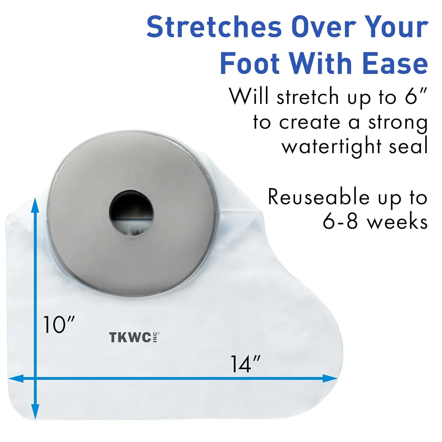 Water Proof Leg Cast Cover for Shower - Watertight Foot Protector (Foot & Ankle (Soft))