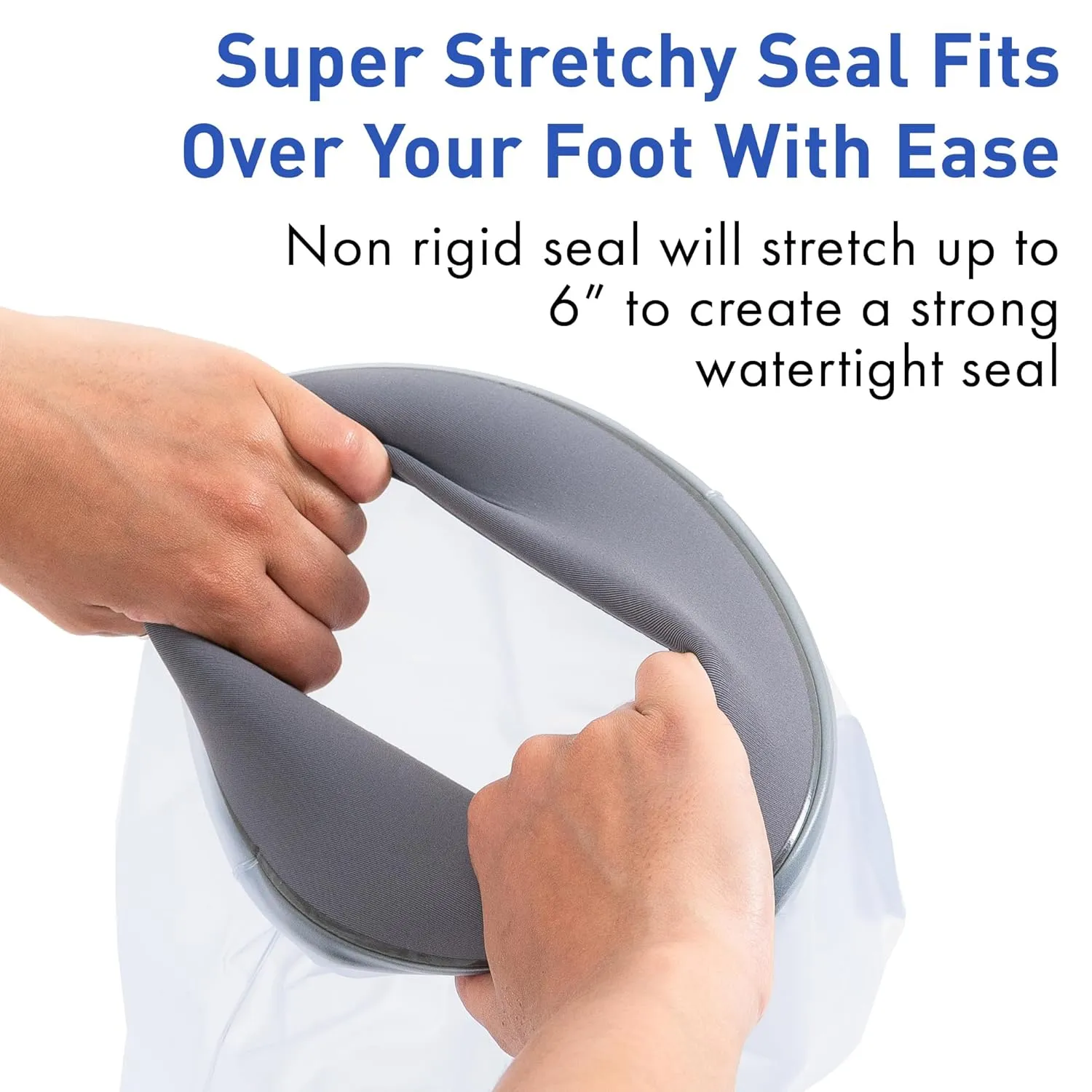 Water Proof Leg Cast Cover for Shower - Watertight Foot Protector (Foot & Ankle (Soft))