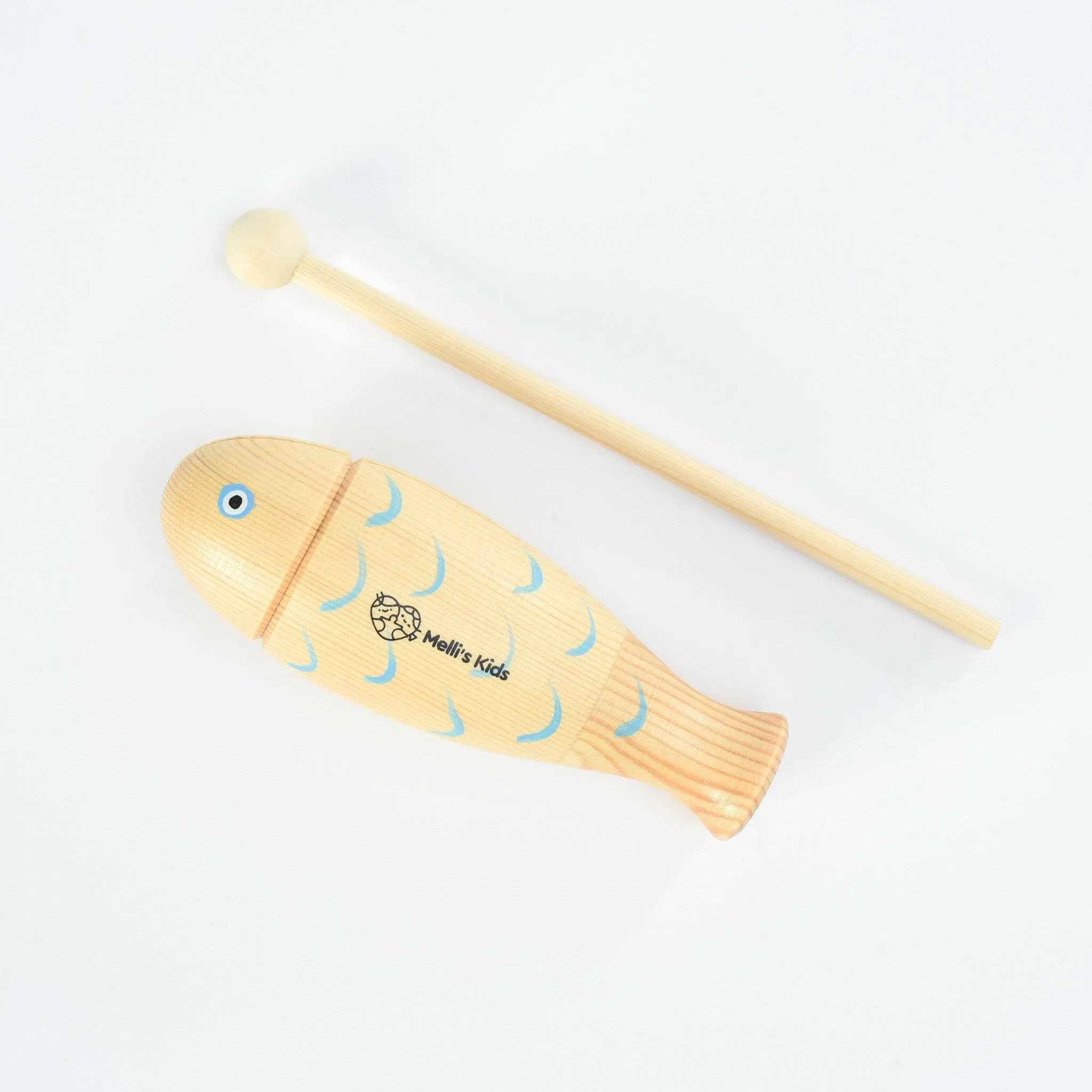 Wooden Fishy Tone Block | Melli's Kids