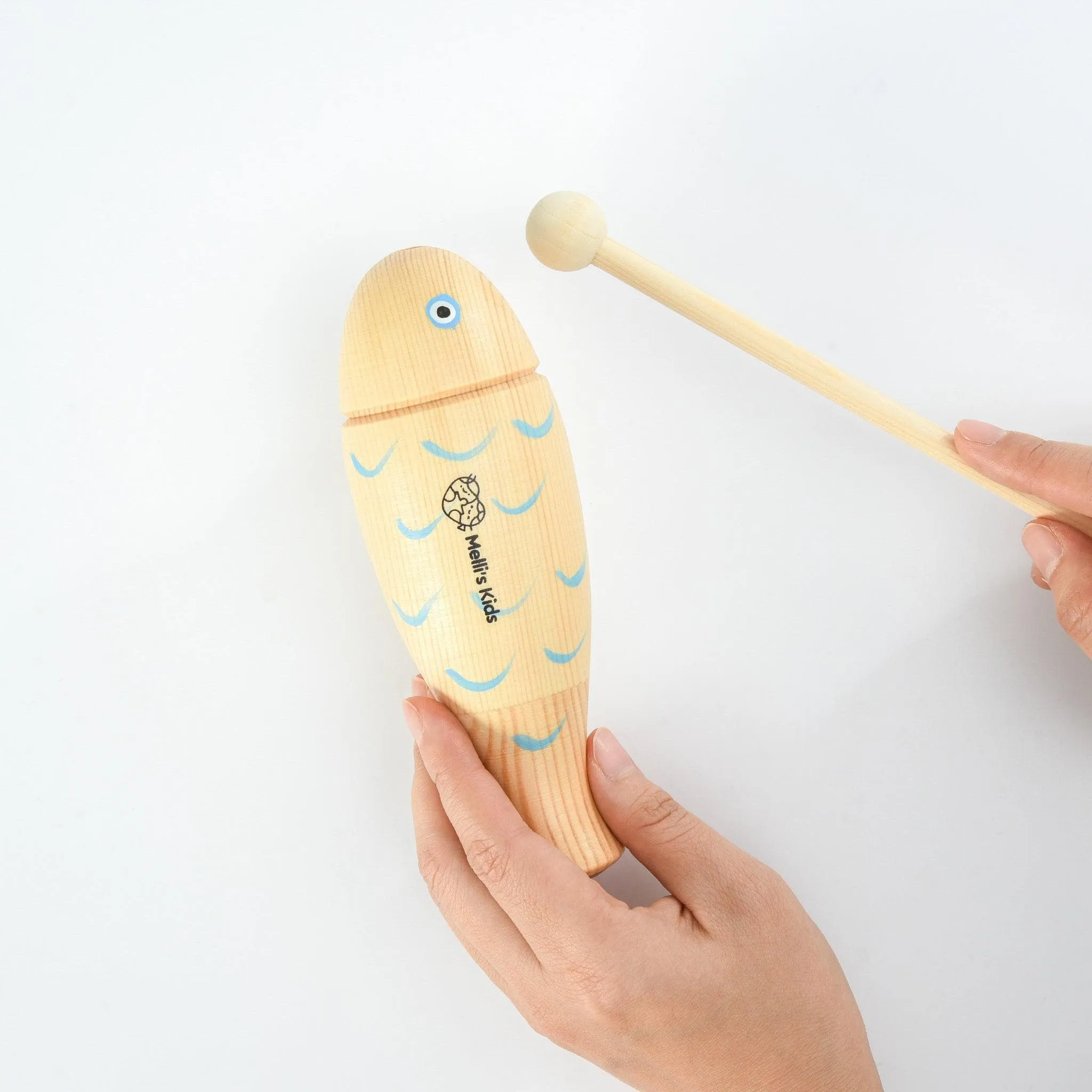 Wooden Fishy Tone Block | Melli's Kids